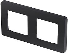 Рамка универсальная Legrand Inspiria 2-м. антрацит картинка